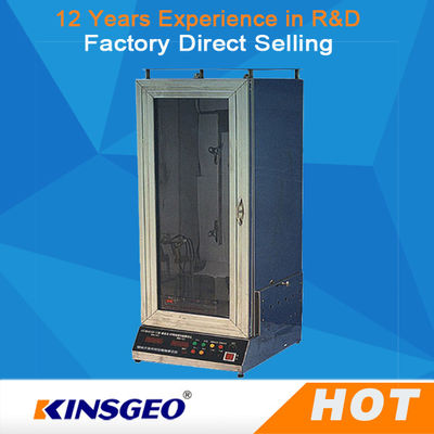 힘 Ac220V, 50Hz를 가진 자동적인 전기 직물 시험 장비 Veritical
